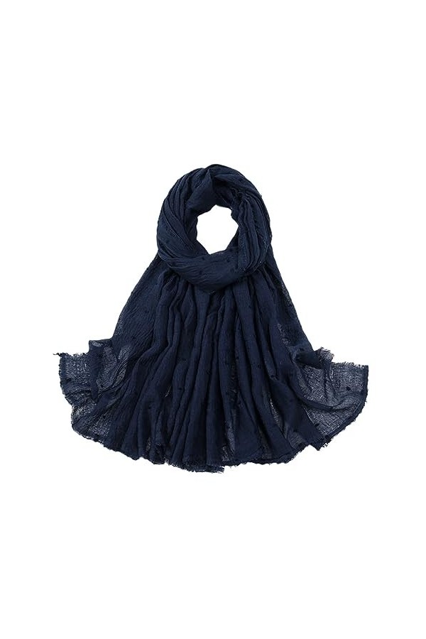 Bulle Franges Viscose Hijab Châle Wrap Bandeau Pashmina Foulards Maxi Turban