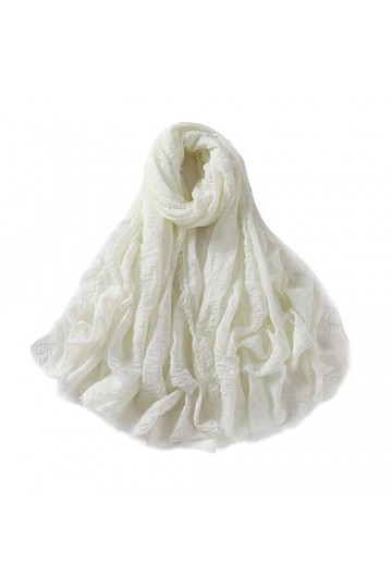 Écharpe Hijab En Viscose De Coton À Franges Unisexe Wraps Et Châles Pashmina Bandeau Turban