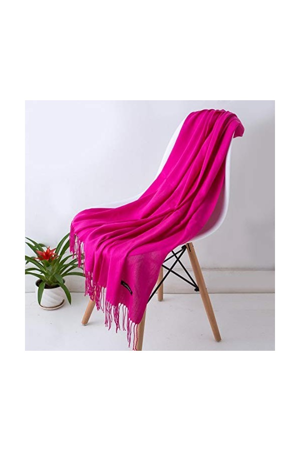 Secuos Nouvelle Femme Mâle Conception Mince Écharpe en Cachemire Pashmina Glands Femmes Hommes Wrap Châle Marque Automne Écha