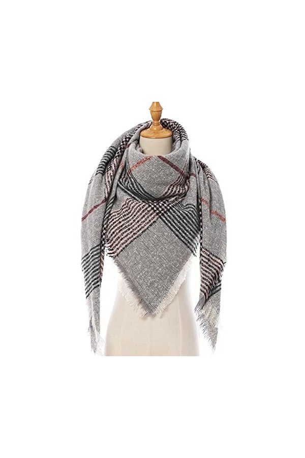 Echarpe Winter Femmes Écharpe Cachemire Pashmina Femmes Colombes Chaudes Écharpes Chantiers Wrap Plaid Wraps Triangle SToles 