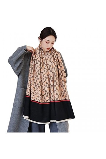 SYT-MD Echarpe Femme, Foulard de luxe femme hiver chaude chaude pashmina châles et enveloppements dépaisseur garder les écha