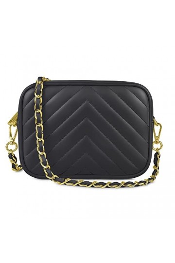 Parubi Sac Porté Épaule pour Femmes, Sac à Bandoulière en Cuir Souple Véritable Matelassé, Fabriqué en Italie, Sac à Main Sac