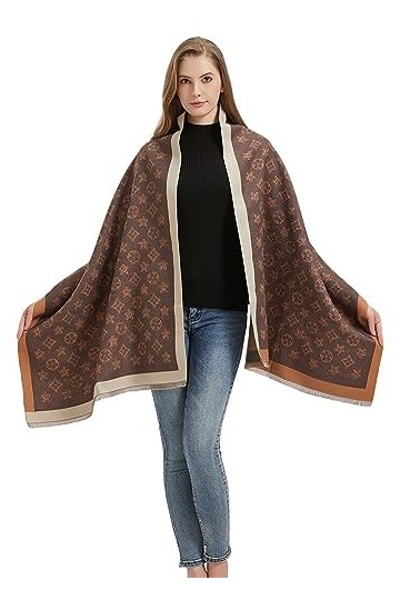 Woaipati Écharpe pashmina en cachemire doux pour femme pour robe de soirée, demoiselle dhonneur, mariage, hiver chaud, 01 - 