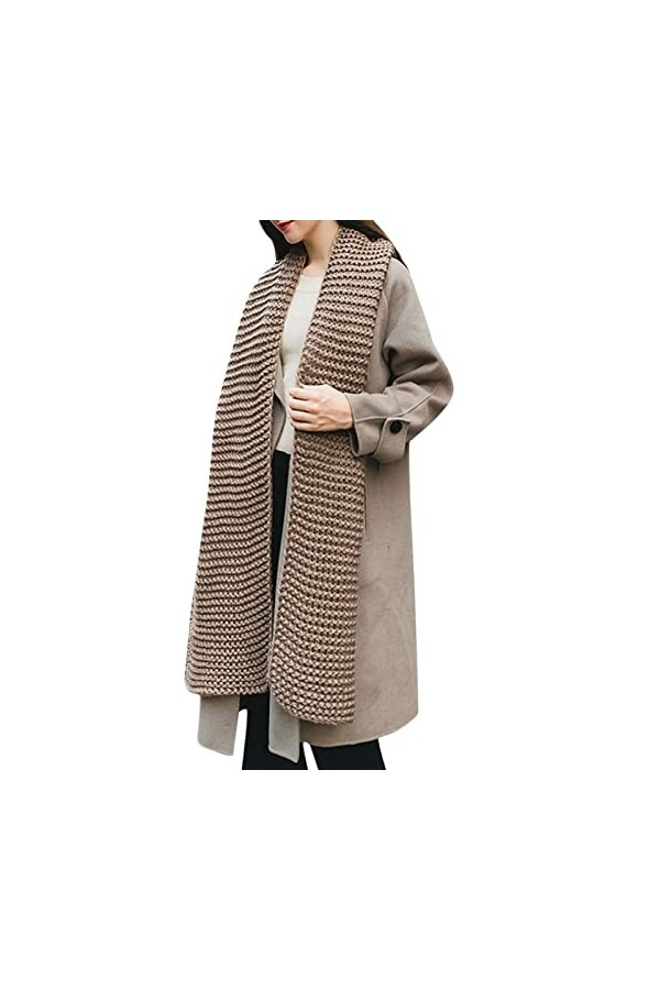 Écharpe femme grande laine noire grande écharpe dhiver Pashmina étole légère douce chaude écharpe châle élégant cachemire