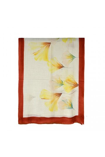 WYCSDD Écharpes en Laine Wrap Femmes Automne Hiver Chaud Mince Longue Écharpe Mode Casual Pashmina Châle Imprimé Fleurs Hijab