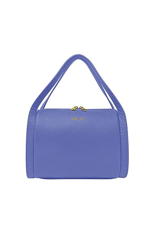 Parubi Sac à Main avec Bandoulière, Sacs Portés Main en Cuir Souple Véritable, Sac à Bandoulière Made in Italy, Sac Taille Mo