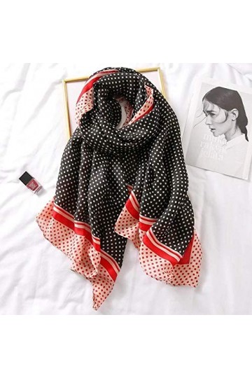 WLLLO Écharpe dhiver de marque de luxe écharpe léopard femmes châles et foulards Pashminas doux hijab musulman imprimé anima