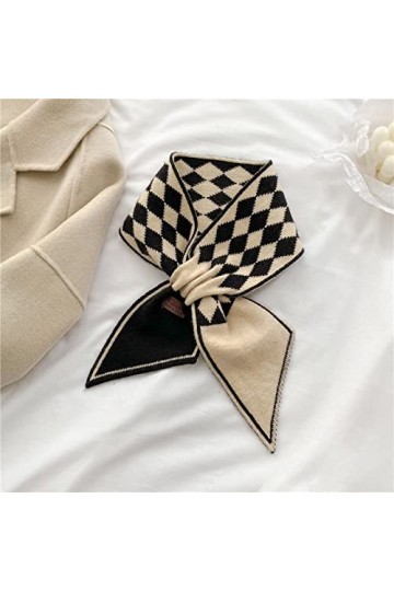 Bysonglezai Tricoté Maigre Hiver Chaud Femmes Echarpe Mode Long Doux Neckerchief Dames Fil Plaid WYM-15