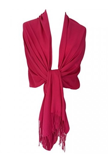Purple Possum UK - Pashmina - Femme Rose Pink, Cerise, Fuchsia, Fuschia, Hot Pink L