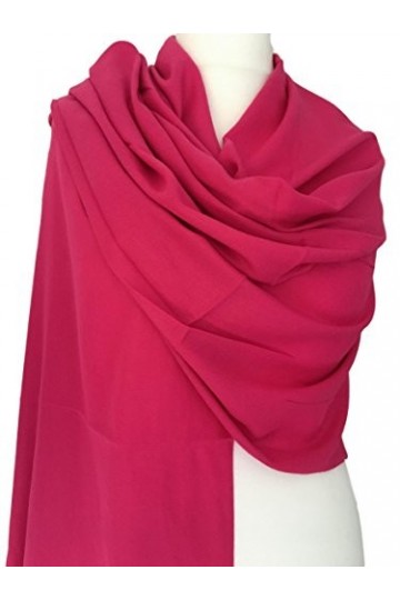 Purple Possum UK - Pashmina - Femme Rose Pink, Cerise, Fuchsia, Fuschia, Hot Pink L
