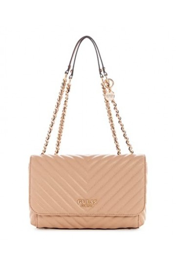 Guess Keillah Sac bandoulière 27 cm, beige, Taille unique