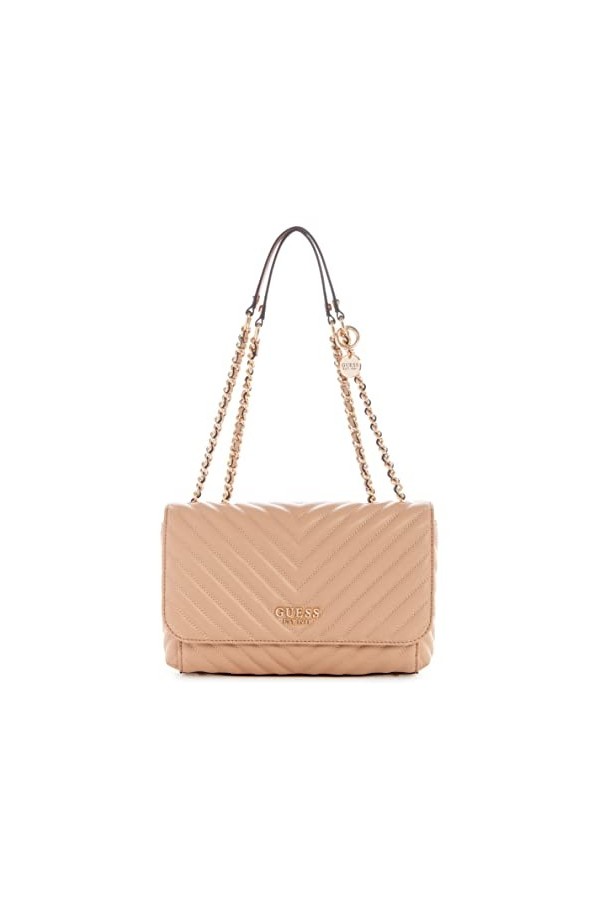 Guess Keillah Sac bandoulière 27 cm, beige, Taille unique