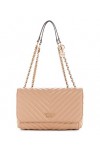 Guess Keillah Sac bandoulière 27 cm, beige, Taille unique