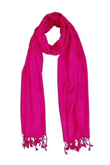 Rastogi Handicraft Grand châle pashmina pour femme extra doux au toucher cachemire, taille 203 x 76 cm, Châle Rose, 83" Inche