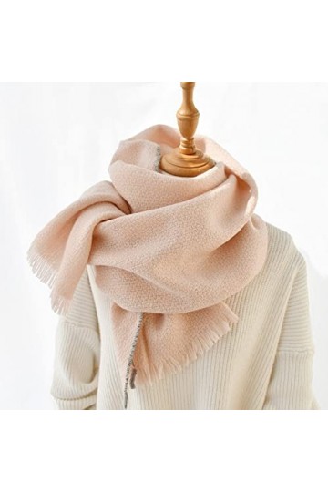WYCSDD Laine Châle Femmes Haute Qualité Classique Rose Belle Longue Écharpe Étroite Mince Doux Chic Mode Pashmina Gris Foular