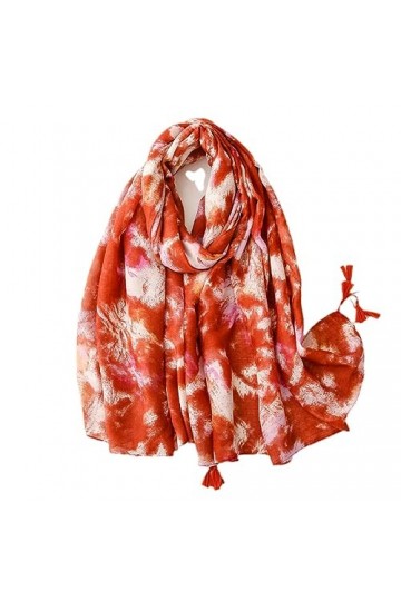 RILOOP Châle en Viscose avec pompon pour femme, écharpe Pashmina, étole musulmane, Hijab, Snood, mode automne