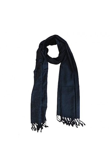 Rastogi Handicraft Grand châle pashmina pour femme extra doux au toucher cachemire, taille 203 x 76 cm, Châle Noir, 83" Inche