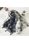 OUSIKA Patchwork Floral Double Usage châle, enveloppes Pashmina étole Musulman Hijab Gland Viscose écharpe Femmes Imprimer ch
