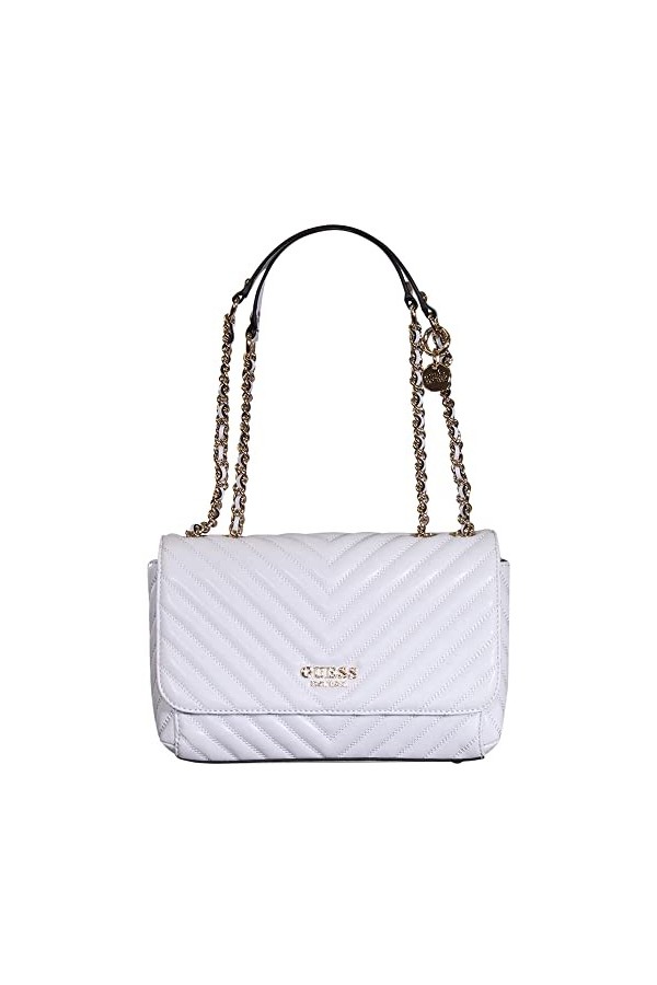Guess Keillah Sac bandoulière 27 cm, beige, Taille unique