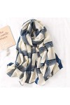 Secuos Femmes Nouveau Design Marque Écharpe Mode Imprimer Coton Printemps Hiver Chaud Foulards Hijabs Dame Pashmina Foulard B