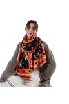 UKKO Echarpe Femme Mode Double Face Imitation Cachemire Écharpe Épaisse Couverture Femme Foulards Et Châles Pashmina Couvrent
