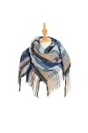 TOBILE Echarpe Femme Écarpe dhiver Femmes Pashmina Foulard Châle À Filet-10,110x110