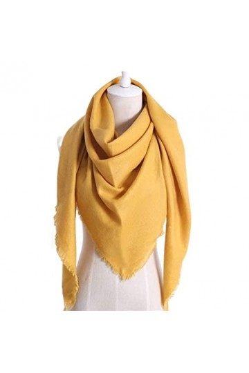 RILOOP Écharpe Châle Écharpe Hiver Chaud Triangle Écharpe Pashmina Châle Plaid Foulards Couverture Châles Écharpe Foulards Wr