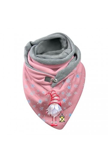 Écharpes for Femmes Écharpe Mode Impression Châles Doux Chaud Écharpes Wrap Femmes Casual Bouton Écharpe Femmes Mignon Chapea