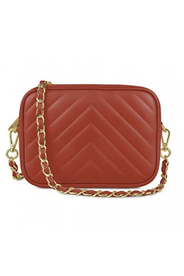 Parubi Sac Porté Épaule pour Femmes, Sac à Bandoulière en Cuir Souple Véritable Matelassé, Fabriqué en Italie, Sac à Main Sac