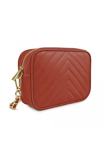 Parubi Sac Porté Épaule pour Femmes, Sac à Bandoulière en Cuir Souple Véritable Matelassé, Fabriqué en Italie, Sac à Main Sac