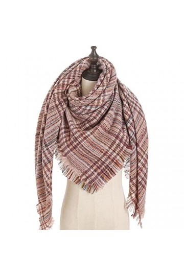 Echarpe Foulard Winter Femmes Écharpe Cachemire Pashmina Femmes Colombes Chaudes Écharpes Chantiers Wrap Plaid Wraps Triangle