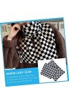 SOIMISS 3 Pcs Damier Écharpe Cache-Cou Écharpe Vichy Écharpe Femmes Couverture Écharpe Femmes Châles Châle Pour Femmes Pañuel