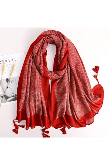 PAIHUIART Foulard Femme Echarpe Écharpe Châle Foulards Homme Luxe Marron Dames Écharpe Femme Longue Écharpe Châle Mince Marro