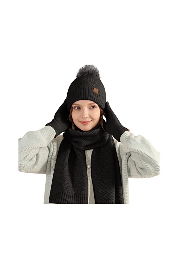 Écharpe triangulaire pour femme - Élégant - Classique - En coton - Pour femme - Pour lhiver - Chaud - Écharpe - Écharpe - Éc