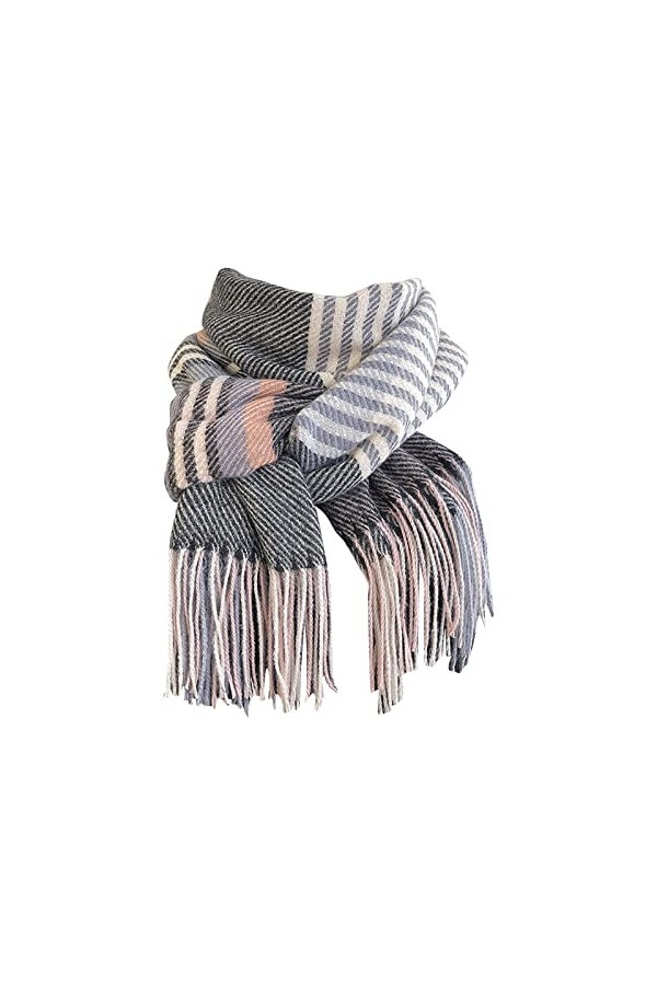 Yellsong Echarpe Femme Mode Écharpe Chaude Dautomne et Dhiver Foulards Chaude Elégante Vintage Châle Femme Décontracté Écha