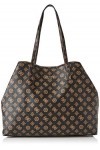 Guess Vikky, Cabas femme, Marron Brown , 18x31x39.5 cm W x H L 