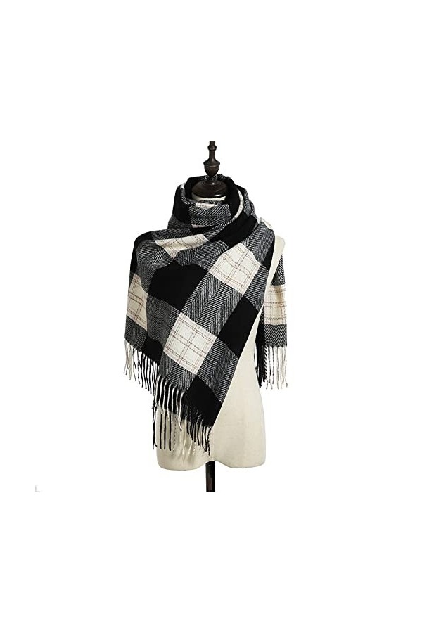 ZQTHL Femmes Écharpe Hiver Foulard Écharpes Soft Mode Soft Châle Écharpe Écharpes Châle d Hiver Automne for la soirée extéri