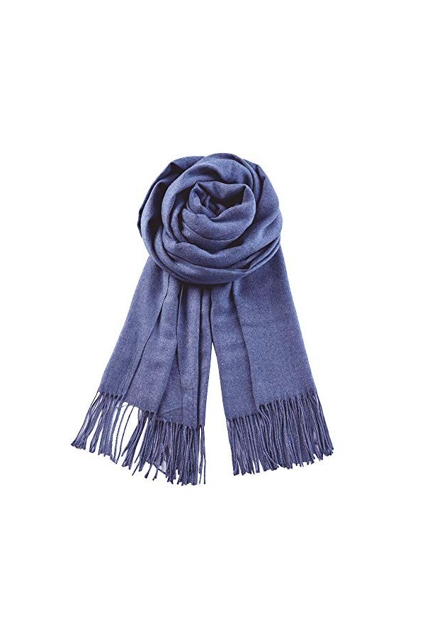 QBSM Grand châle doux pour femme - Pour cadeau de Noël