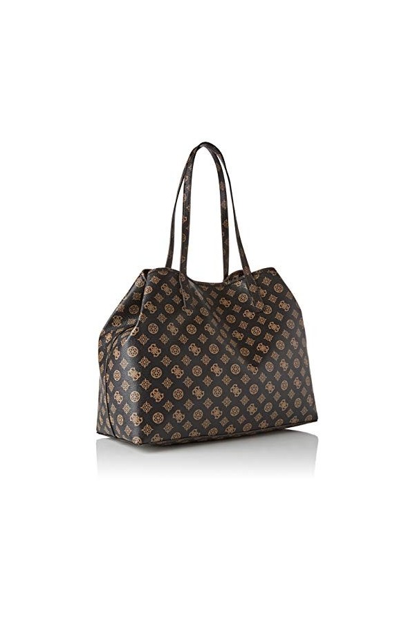 Guess Vikky, Cabas femme, Marron Brown , 18x31x39.5 cm W x H L 