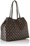 Guess Vikky, Cabas femme, Marron Brown , 18x31x39.5 cm W x H L 