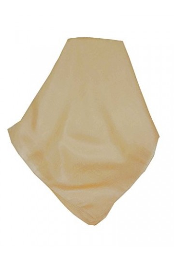 Pashmina & Silk Foulard Traditional Soie du Mûrier Teinte à la Main Magnolia de