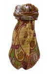 Pashmina & Silk Foulard Traditional Soie de Mûrier Shalmali Chestnut