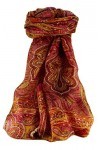 Pashmina & Silk Foulard Traditional Soie de Mûrier Madh Rose de