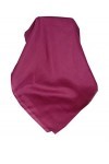 Pashmina & Silk Foulard Traditional Soie du Mûrier Teinte à la Main Plum de