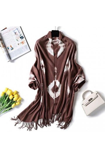 DMXYZZM Écharpe Printemps Hiver Femmes Foulard Doux Épais Cou Chaud Dame Pashmina Longue Taille Bandana Châle Femme Écharpes 