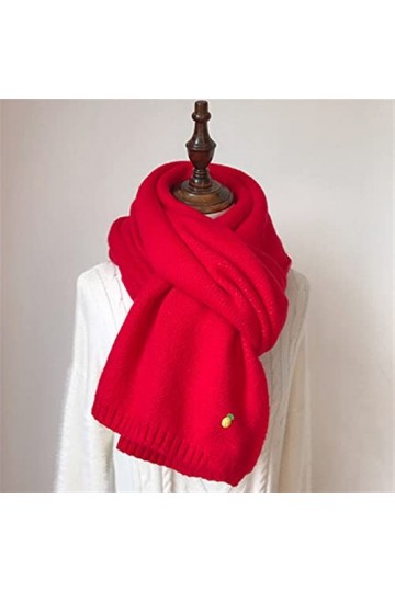 Femmes écharpes Lady hiver épaissie épaissie chaude pashmina châles shals wraps rose foulard longue folle féminin féminin noi
