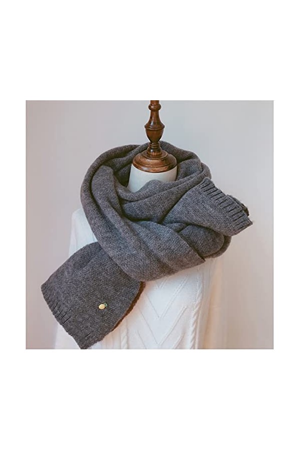 Femmes écharpes Lady hiver épaissie épaissie chaude pashmina châles shals wraps rose foulard longue folle féminin féminin noi