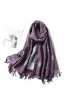 YJLGMM Hiver Imitation Cachemire écharpe Femmes épaisses châles Chauds Chaude enveloppements Dame Foulards Massif Foulards Mo