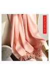 Srfghjs Écharpe Foulards en Cachemire de Haute qualité Fauves Nouveau Hiver Épaissir Chaud Soft Pashmina Châles Chantiers Lai