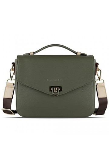 bugatti Ella Sac à Main Femme Bandoulière Classique - Noir